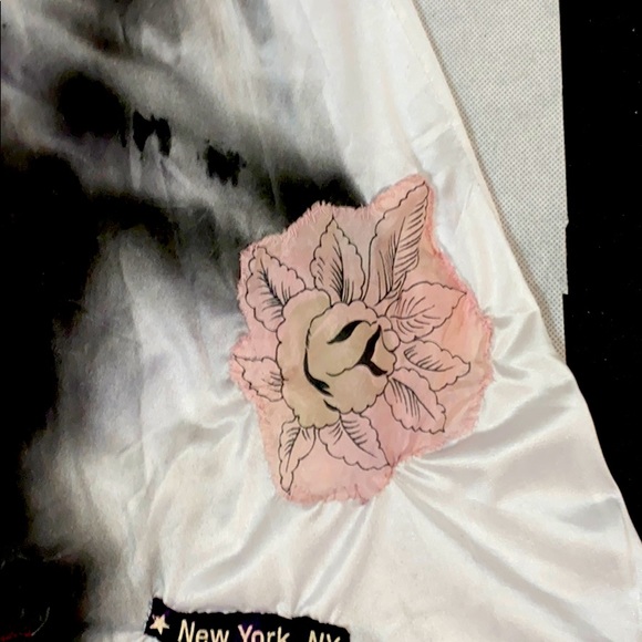 Anarchy is all around vintage upcycled nylon maxi slip skirt - Picture 5 of 9